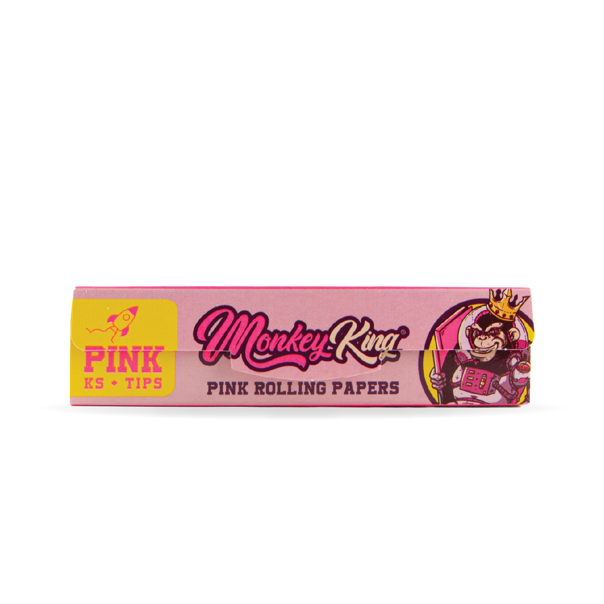 Monkey King Kingsize Papers + Tips: Pink - (30 x 24 Packs)