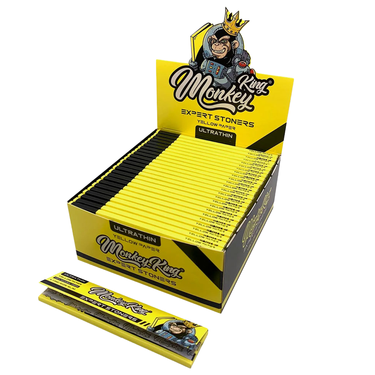 Expert Stoners Extreme-Thin Rolling Papers: Yellow (50 Pack)