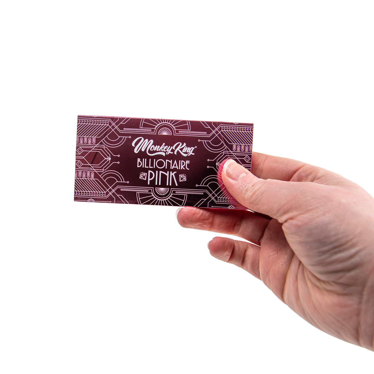 Monkey King Rolling Papers + Tips: Billionaire Pink - King Size (24 Pack)