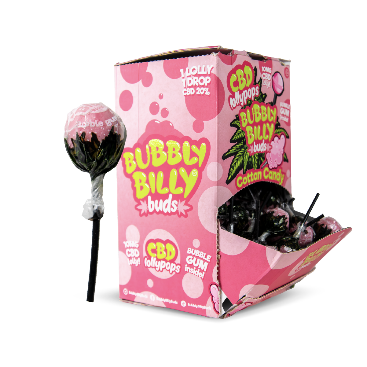 Bubbly Billy Buds Cbd Lollipops Cotton Candy Default Title