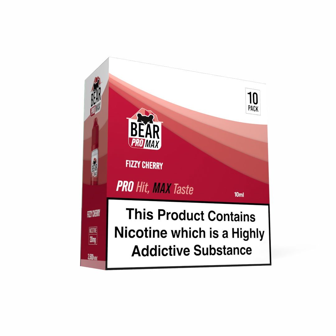 BEAR Pro MAX Salts: Fizzy Cherry - 20mg (10 Pack)