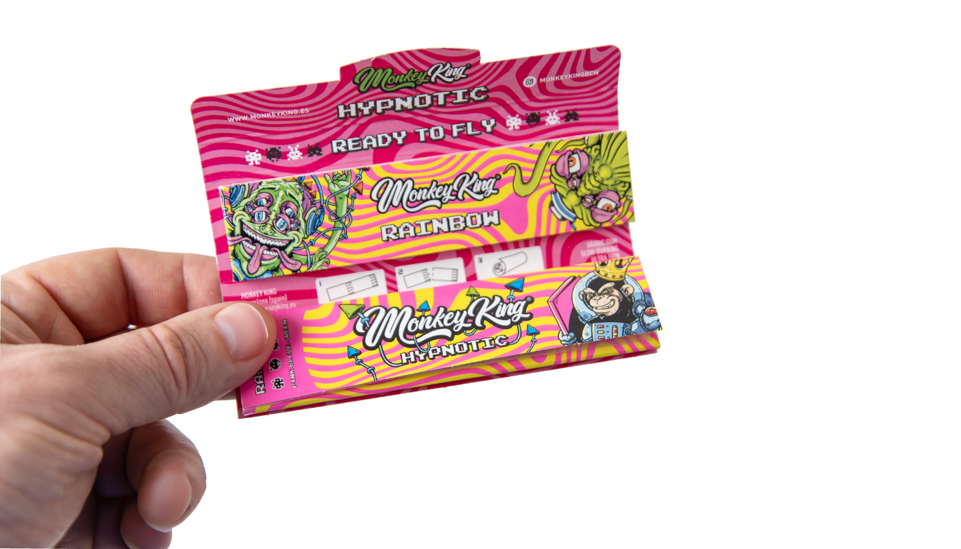 Monkey King Rolling Papers + Tips: Hypnotic Edition (24 Pack)