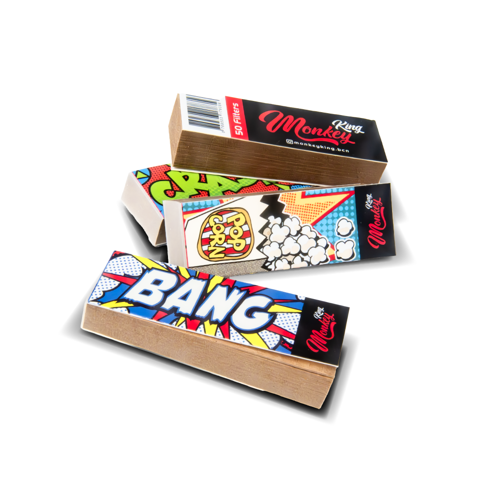 Monkey King Card Filter Tips: Unbleached (50 Pack)