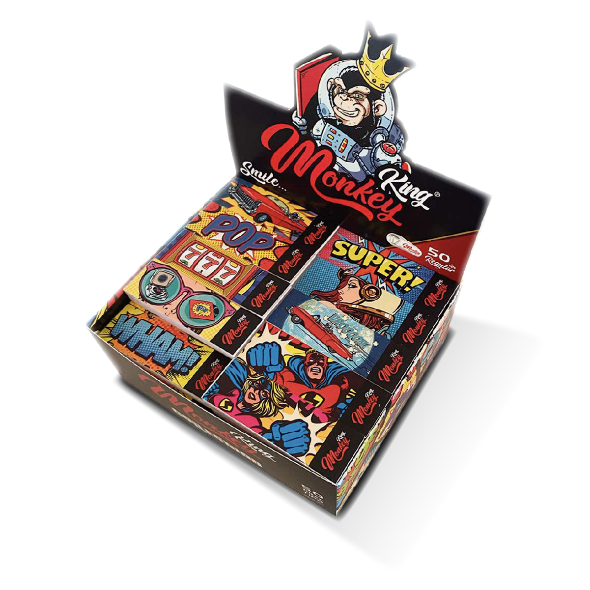 Monkey King Card Filter Tips: White (50 Pack)