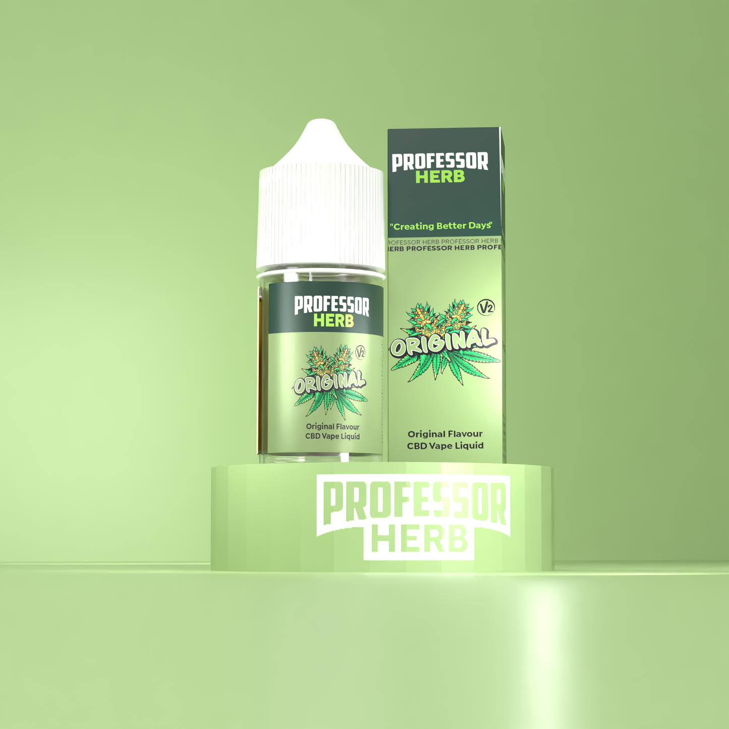 Professor Herb Original V2 1000MG CBD E-Liquid 30ML (10 x 30ML)