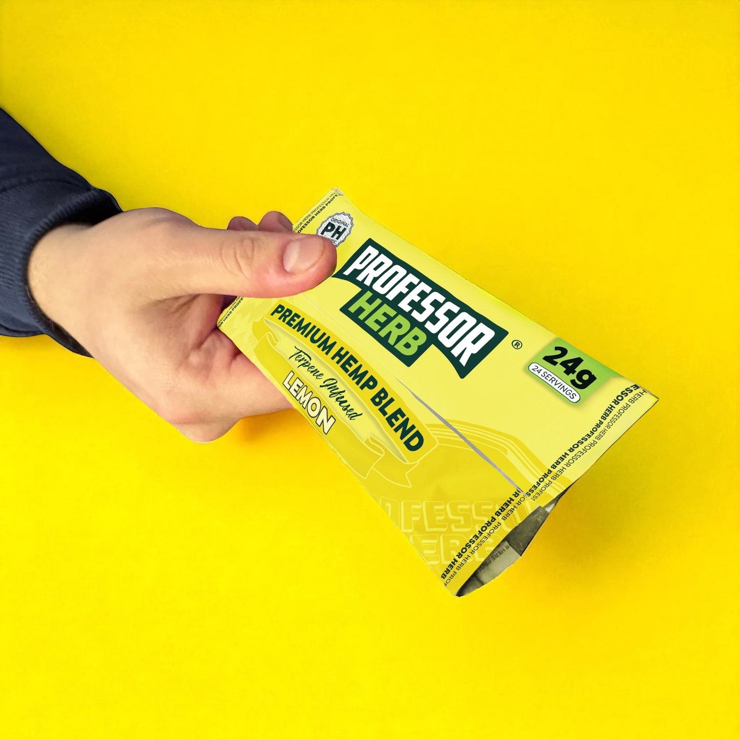 Professor Herb Premium Hemp Blend: Lemon - 24g (10 Pack)