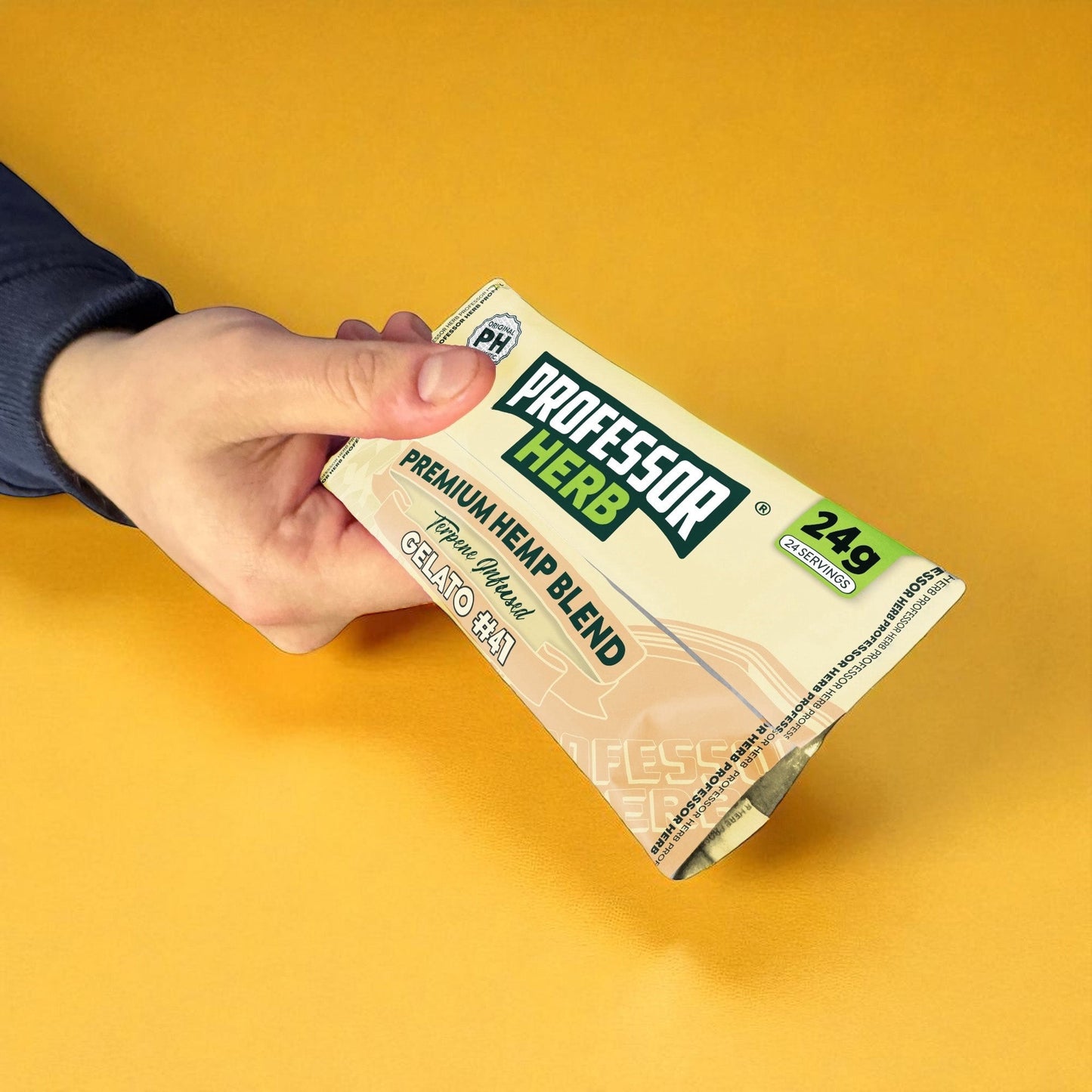Professor Herb Premium Hemp Blend: Gelato #41 - 24g (310 Pack)