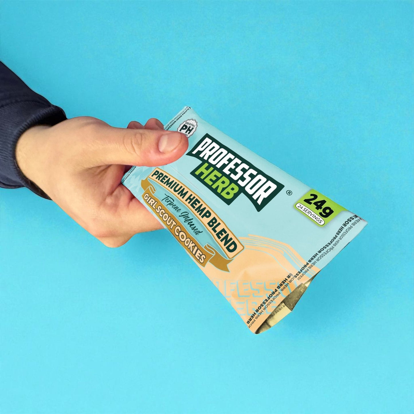 Professor Herb Premium Hemp Blend: Girl Scout Cookies - 24g (10 Pack)