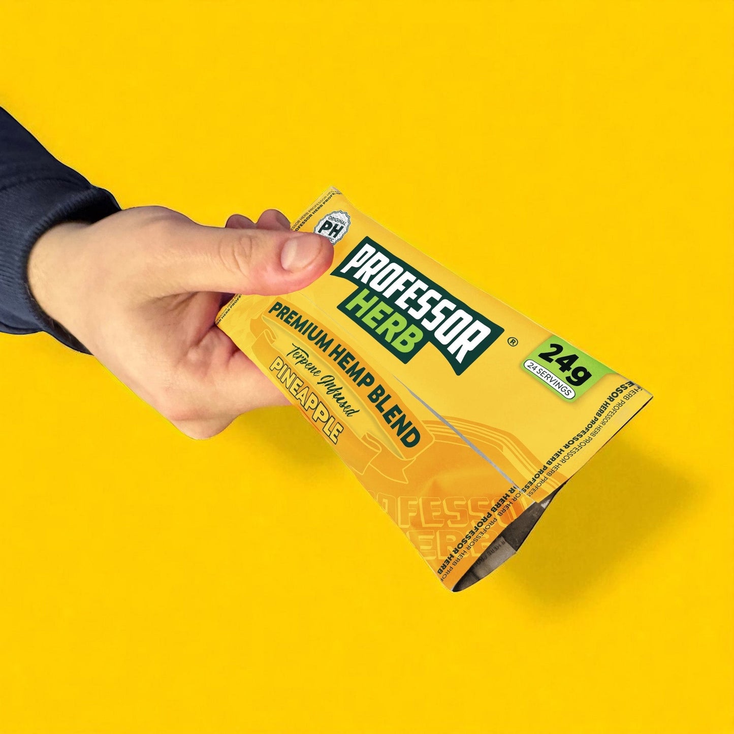 Professor Herb Premium Hemp Blend: Pineapple - 24g (10 Pack)