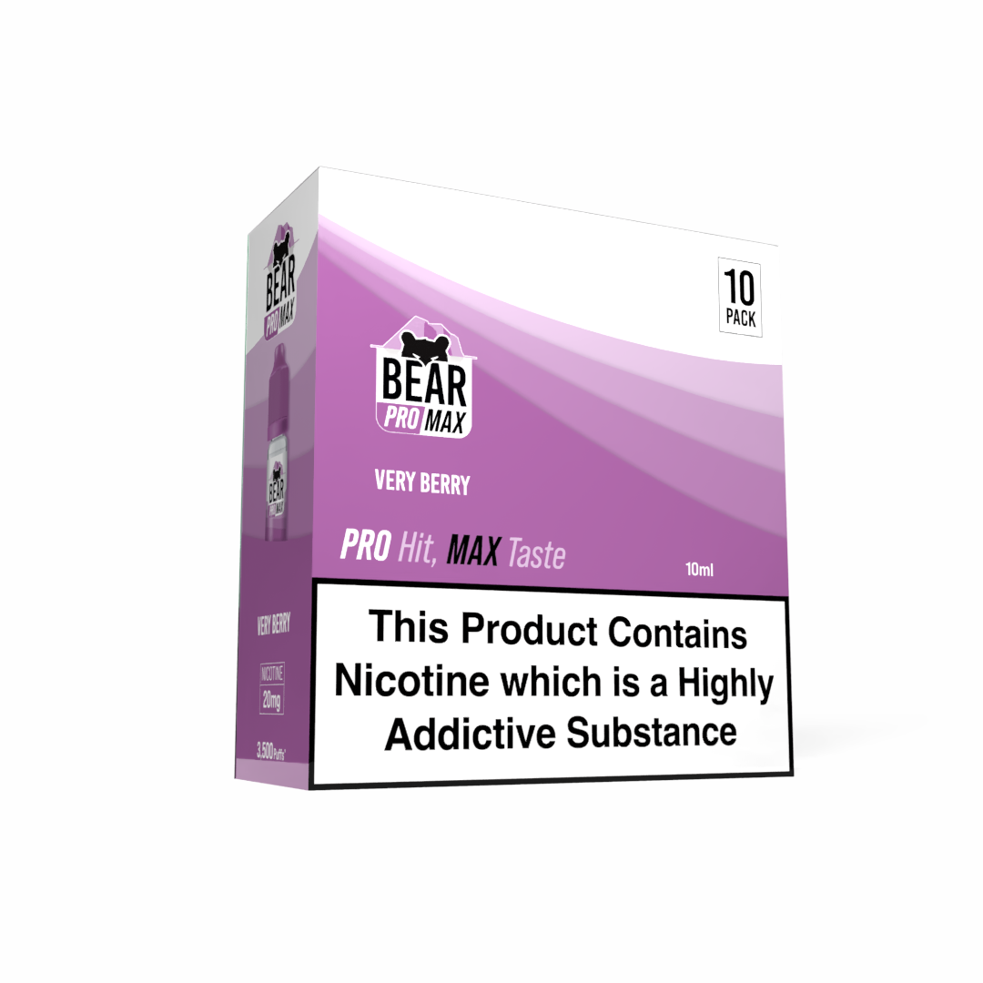 BEAR Pro MAX Salts: Very Berry - 20mg (10 Pack)