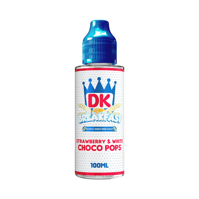 Donut King Breakfast Strawberry & White Choco Pops 100ml 70vg - (Pack Of 5)