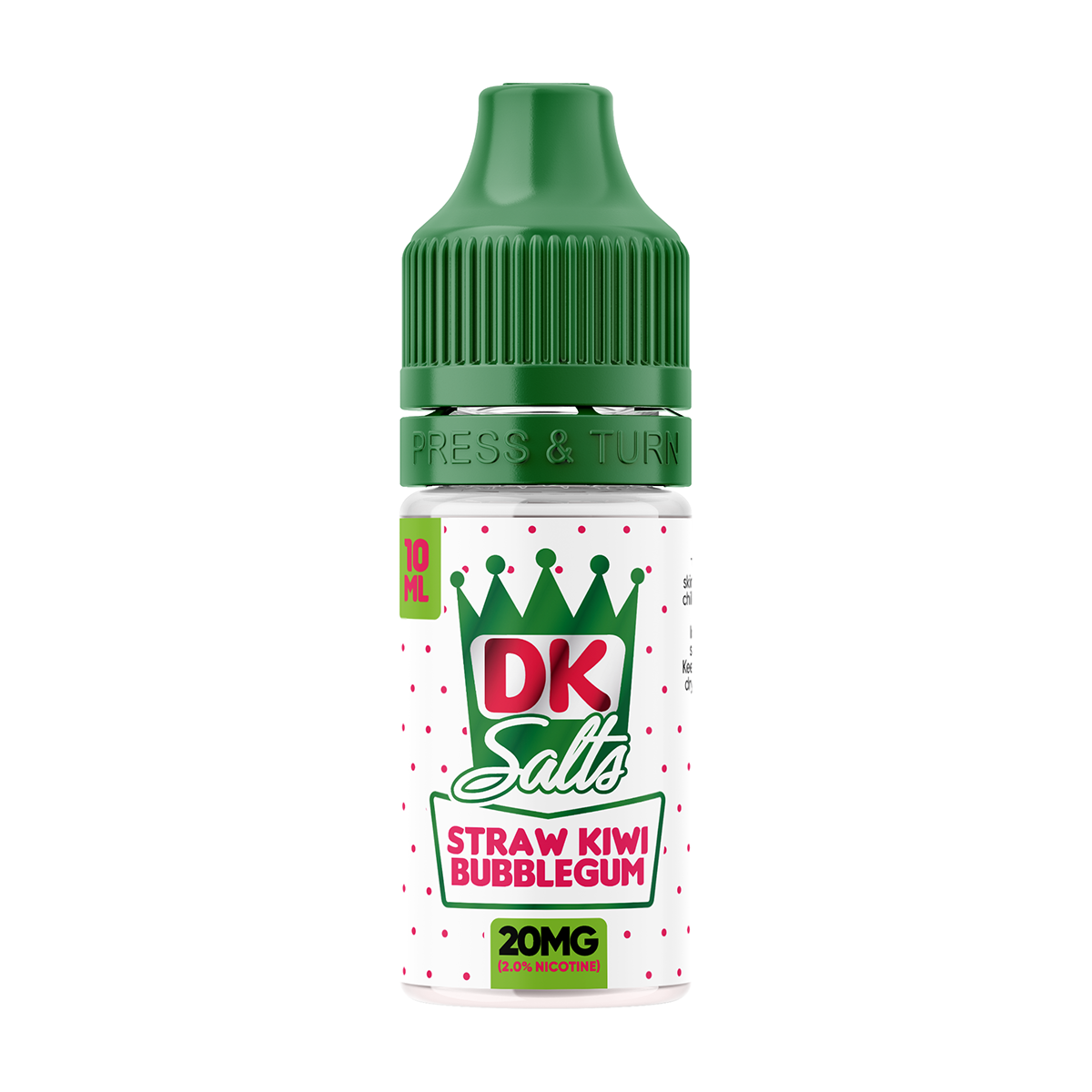 Donut King Straw Kiwi Bubblegum Vape Liquid