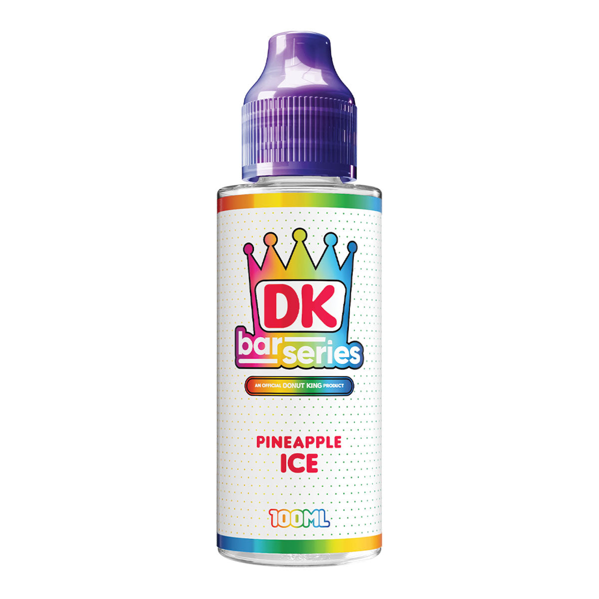 DK Bar Series bottle of Pineapple Ice on a white background