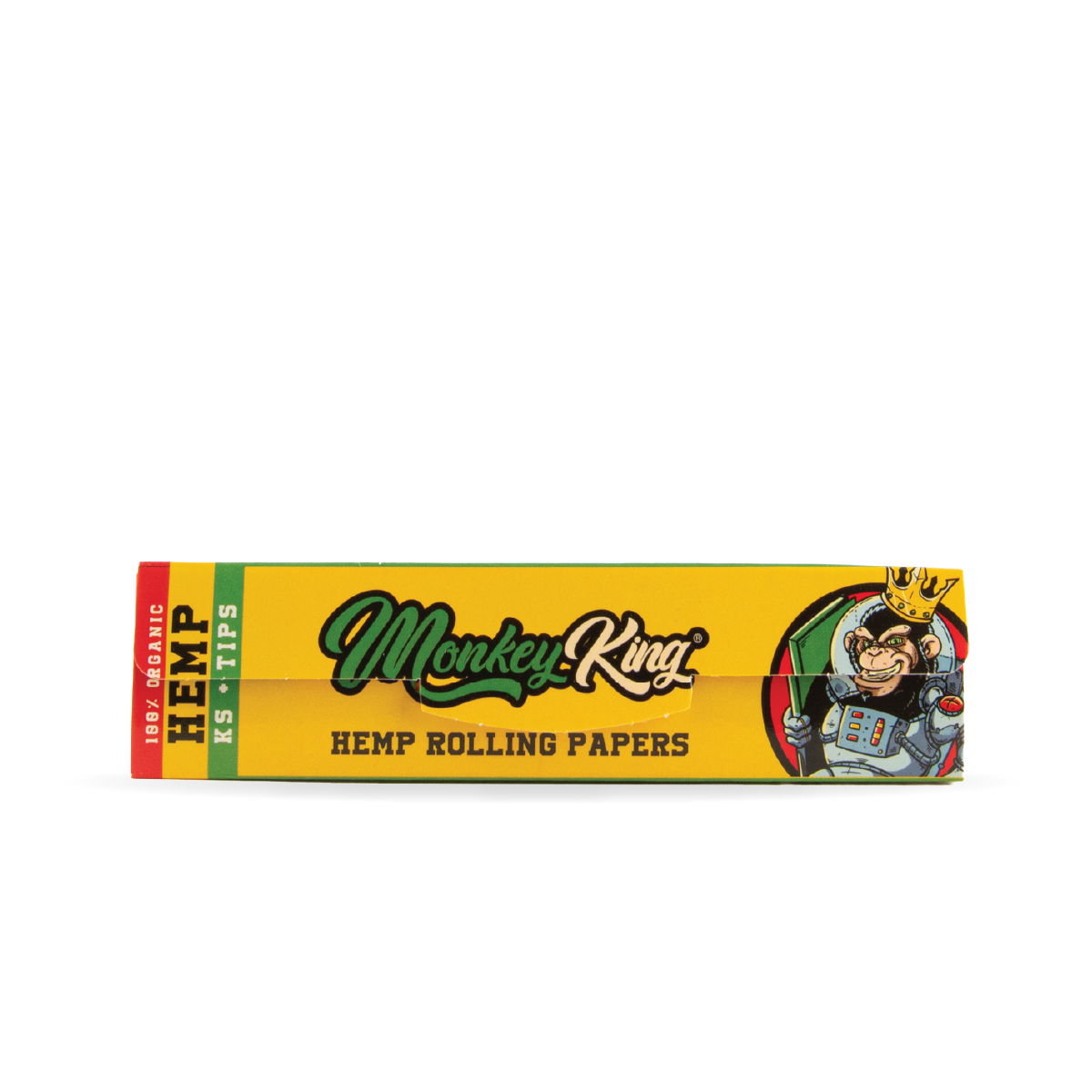 Monkey King Kingsize Papers + Tips: Hemp - (24 Pack)