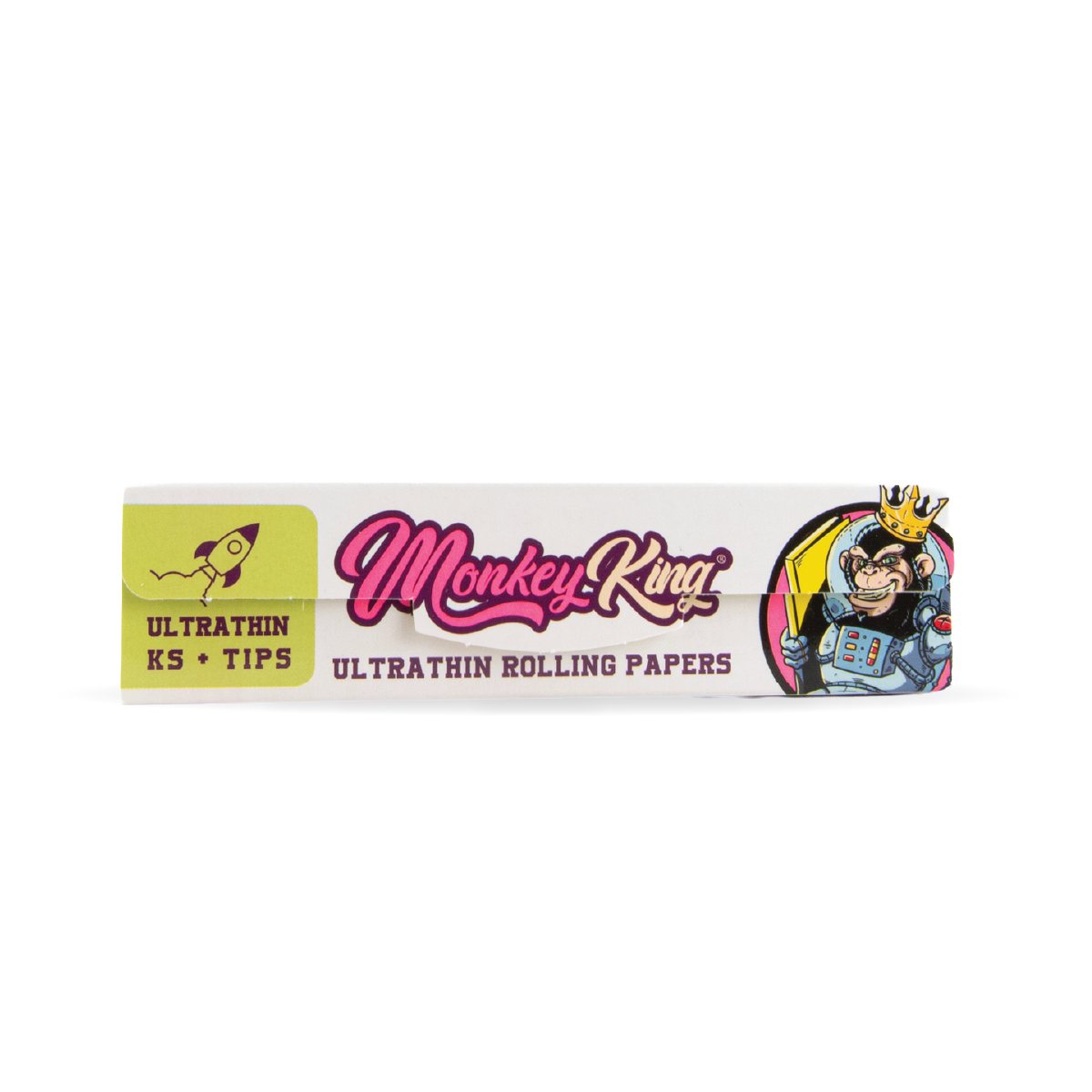 Monkey King Kingsize Papers + Tips: Ultra Thin - (24 Pack)