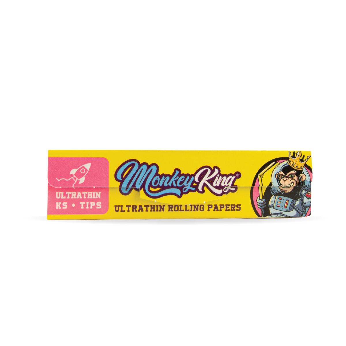 Monkey King Kingsize Papers + Tips: Ultra Thin - (24 Pack)