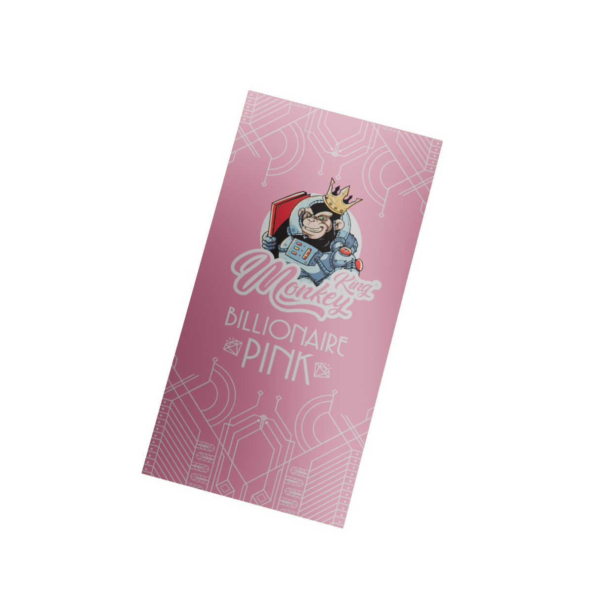 Monkey King Rolling Papers + Tips: Billionaire Pink - King Size (24 Pack)