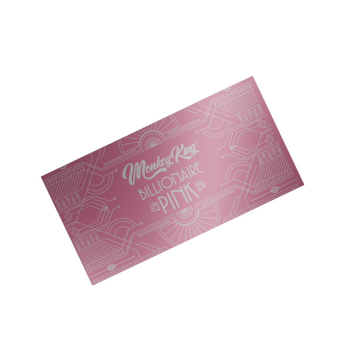 Monkey King Rolling Papers + Tips: Billionaire Pink - King Size (24 Pack)