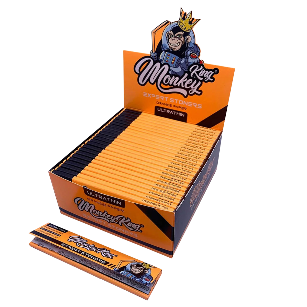 Expert Stoners Extreme-Thin Rolling Papers: Orange (50 Pack)