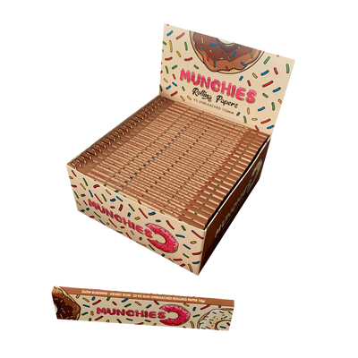 Monkey King KS Rolling Papers: Munchies Ed. - Unbleached (50 Pack)