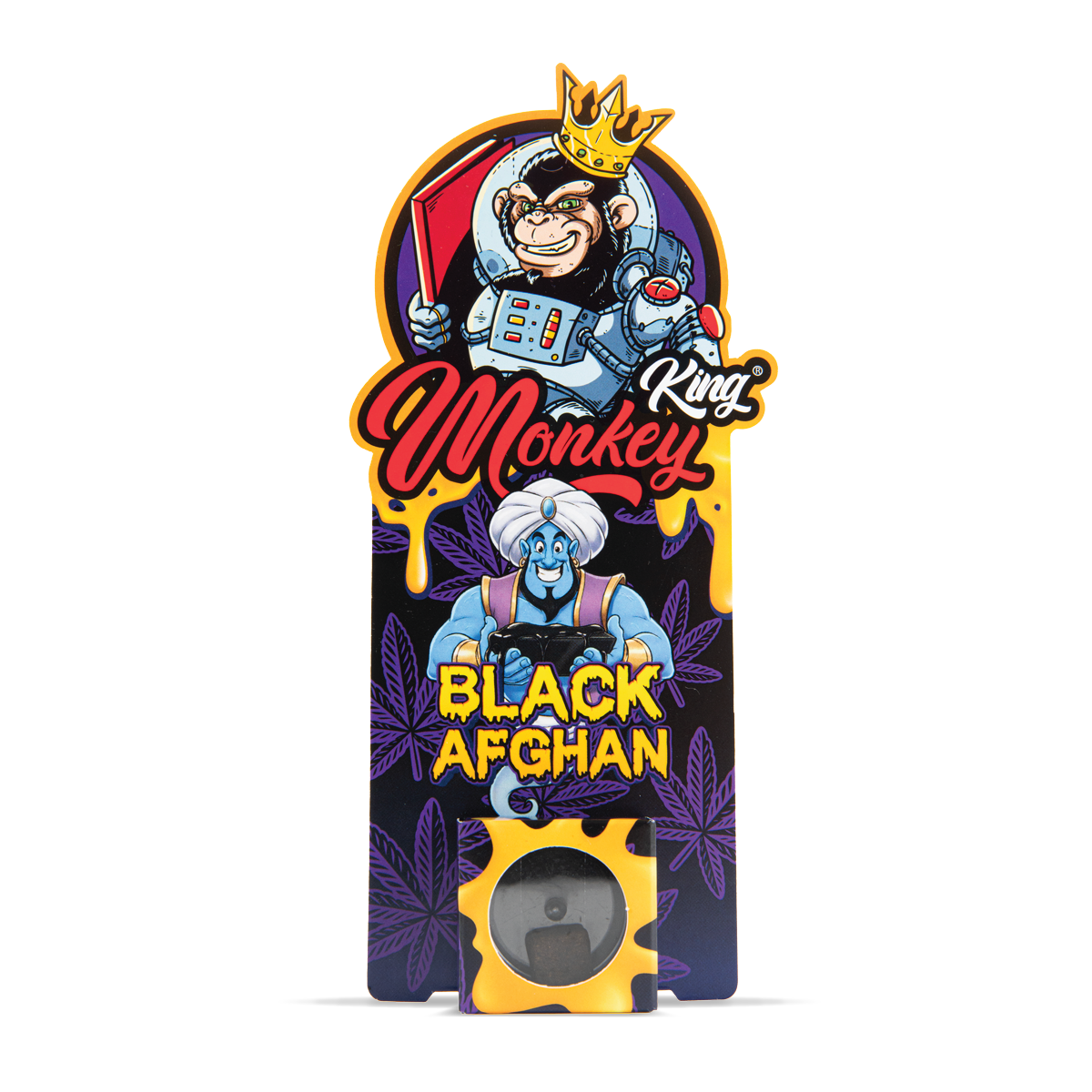 Monkey King CBD Hash Incense 20%: Black Afghan - 1.7g (Single Piece)