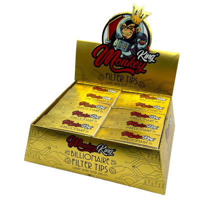 Monkey King Billionaire Filter Tips - (50 Pack)