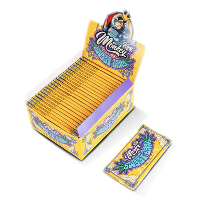 Monkey King Sweet Jane Unbleached King Size Papers & Tips (24 Pack)