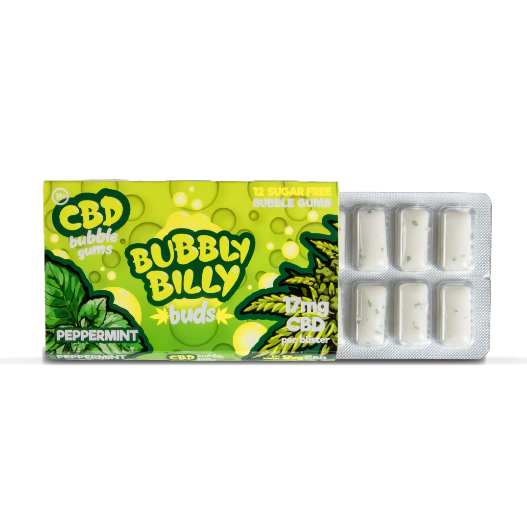 Bubbly Bully Buds Cbd Chewing Gum Peppermint Default Title