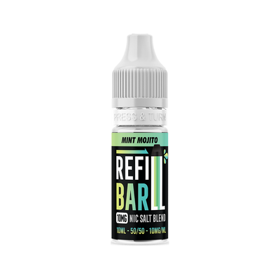 Refill Bar Salts Mint Mojito 10ml 50vg - (Pack Of 10)