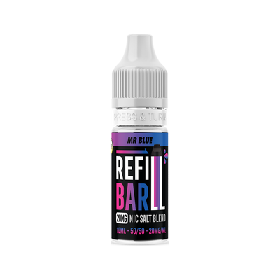Refill Bar Salts Mr Blue 10ml 50vg - (Pack Of 10)