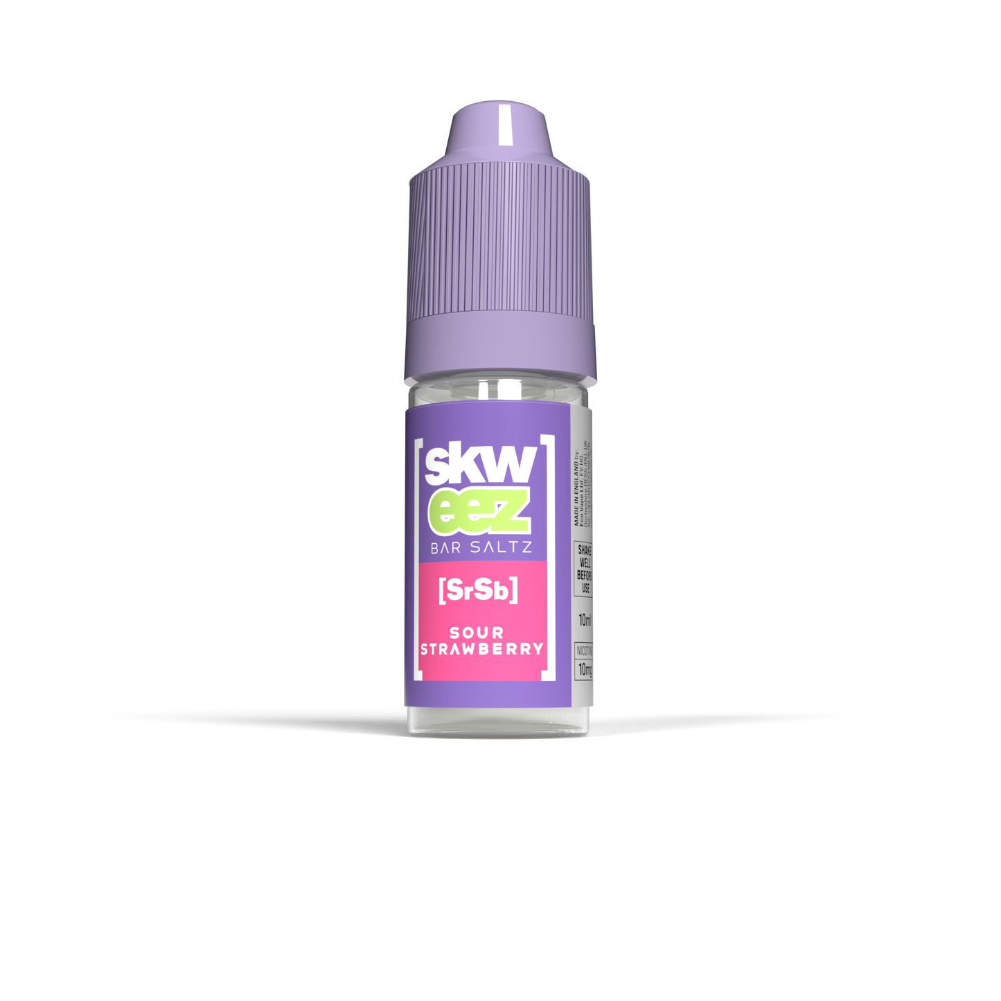 SKWEEZ Nic Salts: Sour Strawberry - 10mg (10 Pack)