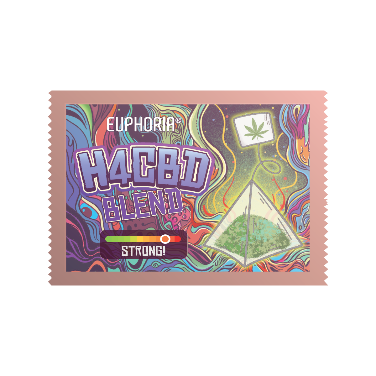 Euphoria - H4CBD Blend (Bundle Includes FREE Stash Pot + Hemp Cones 3 Pack) - 10 Pack