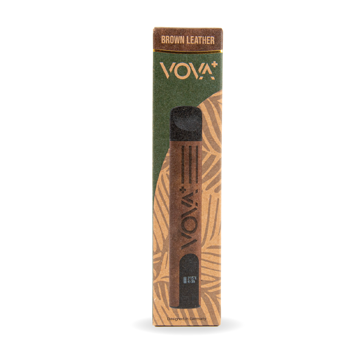VOVA+ Plus Volks Dry Herb Vaporizers: Brown Leather (10 Pack)