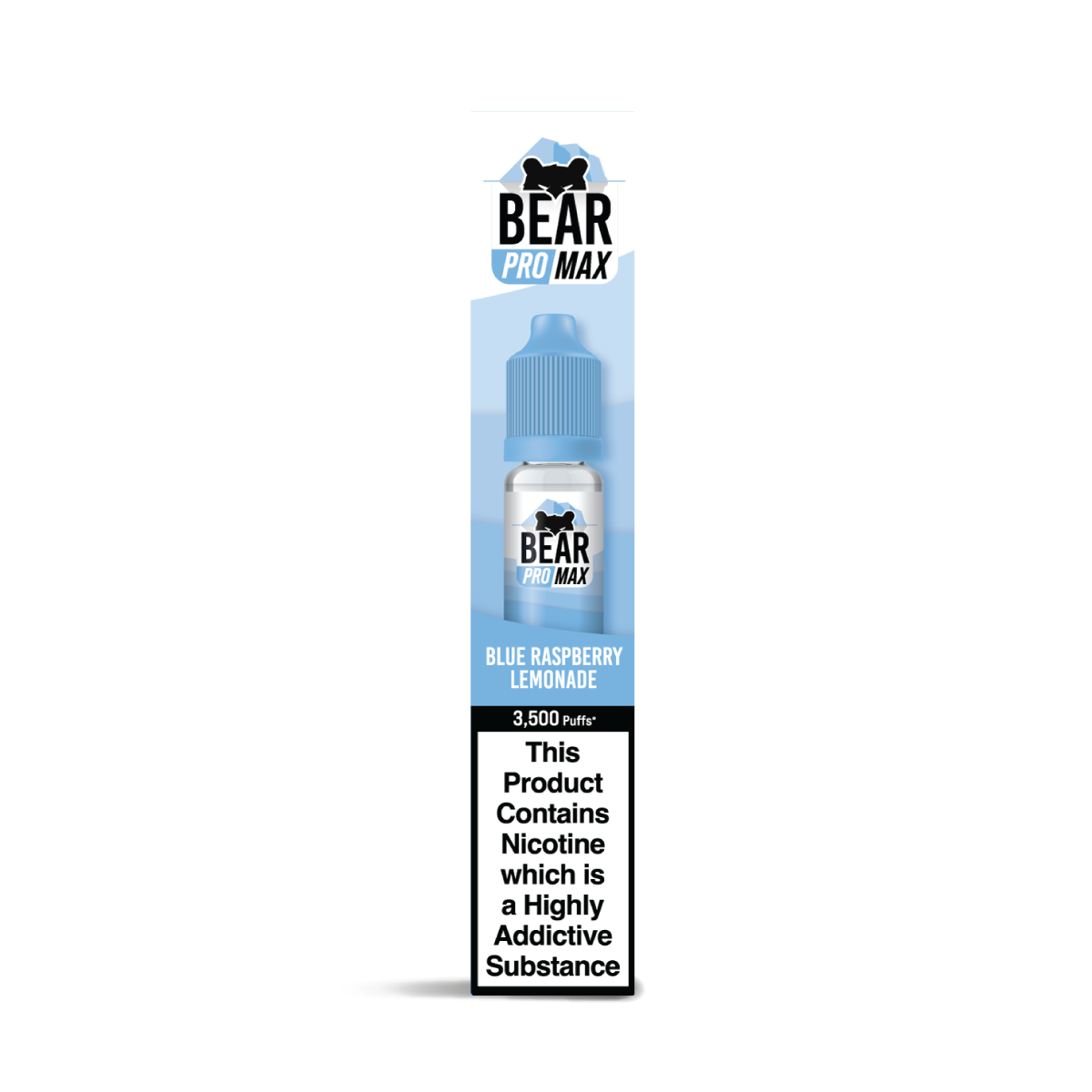 BEAR Pro MAX Salts: Blue Raspberry Lemonade - 20mg (10 Pack)