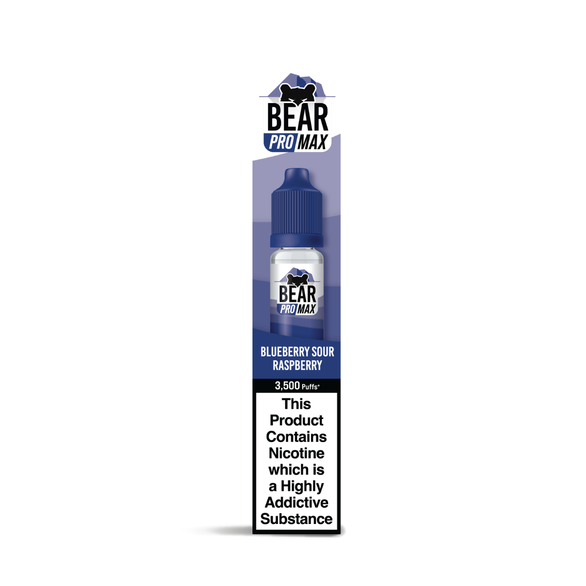 BEAR Pro MAX Salts: Blueberry Sour Raspberry - 10mg (10 Pack)