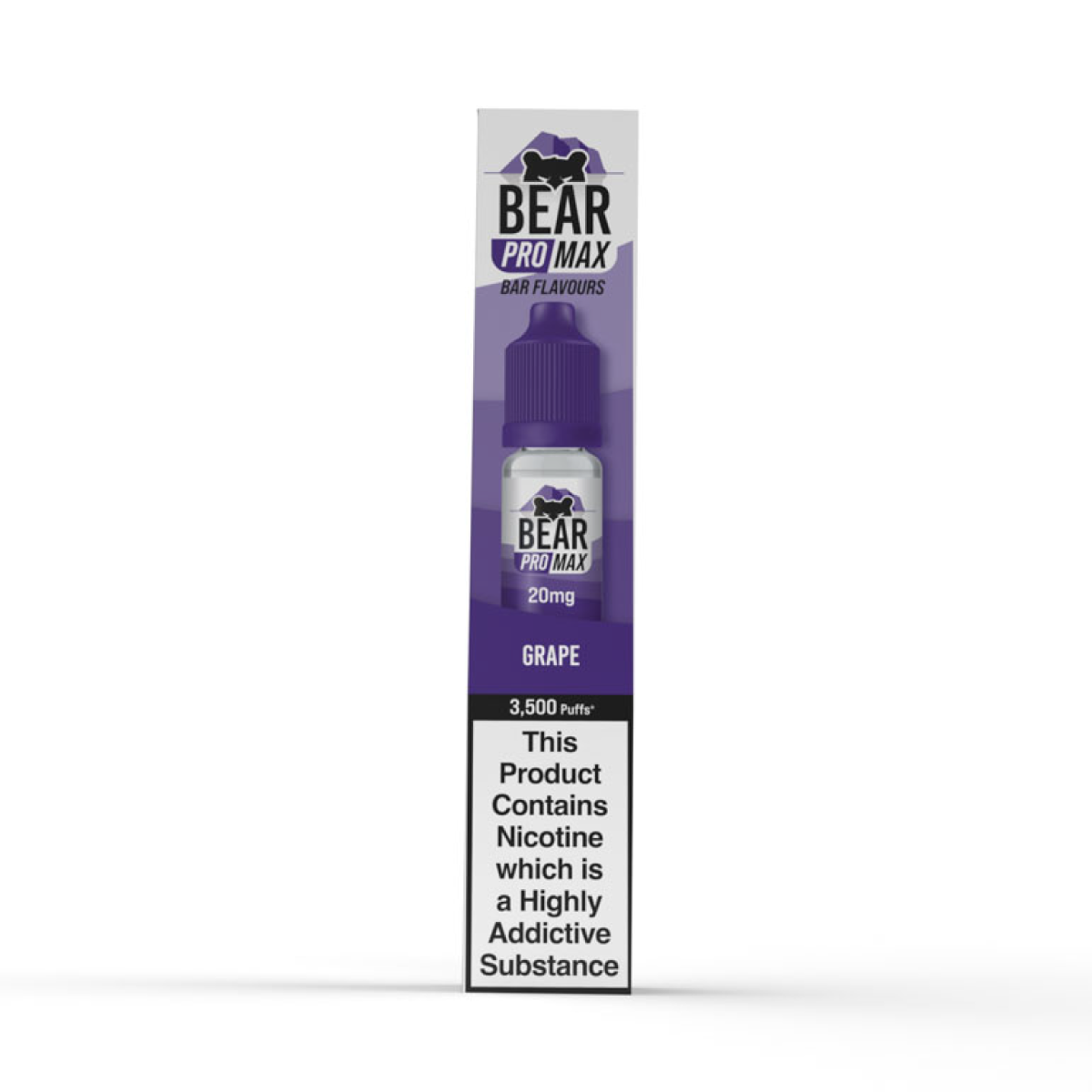BEAR Pro MAX Salts: Grape - 20mg (10 Pack)