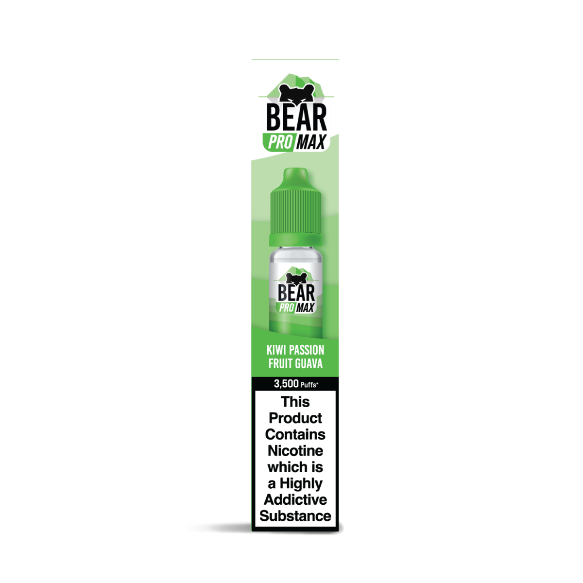 BEAR Pro MAX Salts: Kiwi Passionfruit Guava - 10mg (10 Pack)