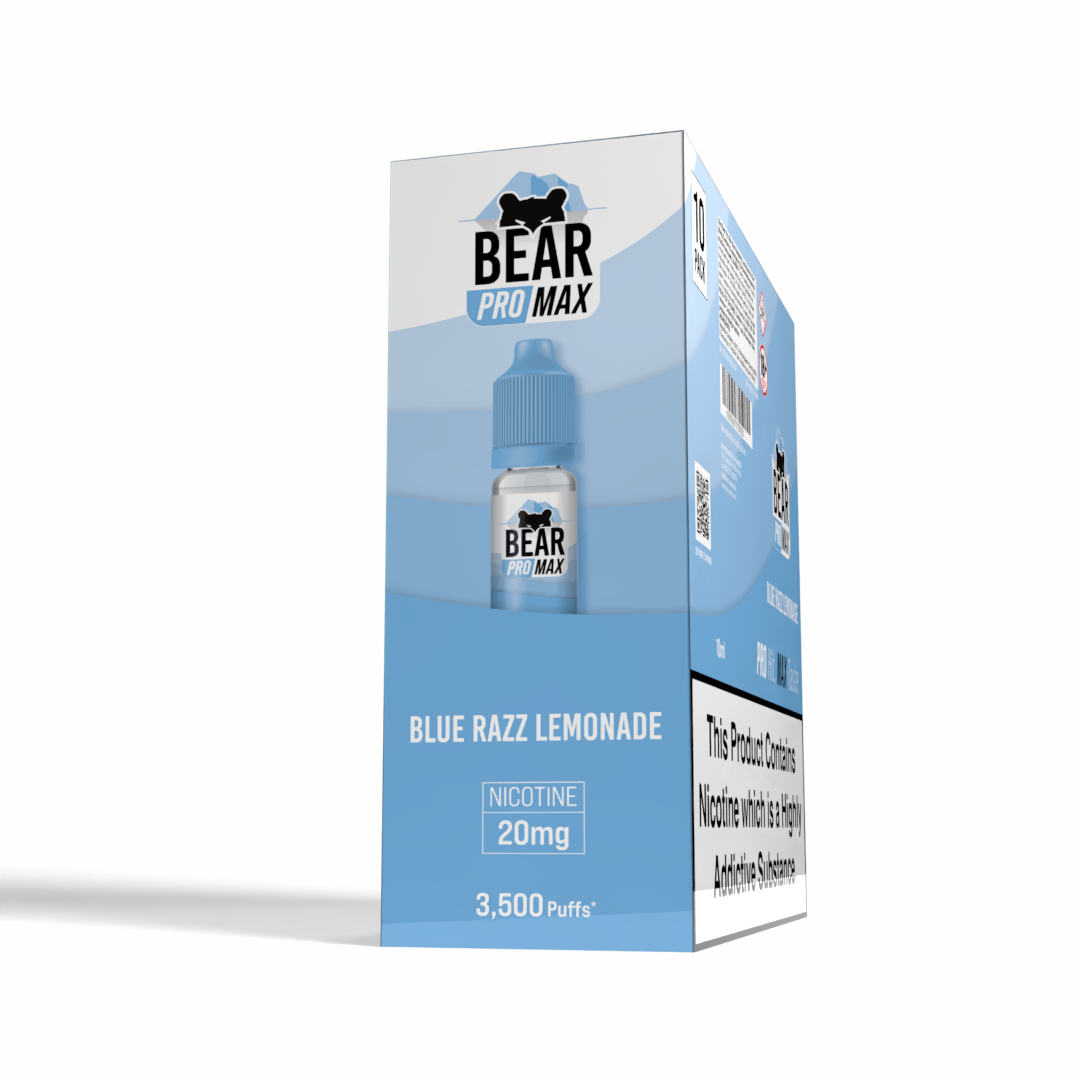 BEAR Pro MAX Salts: Blue Raspberry Lemonade - 20mg (10 Pack)
