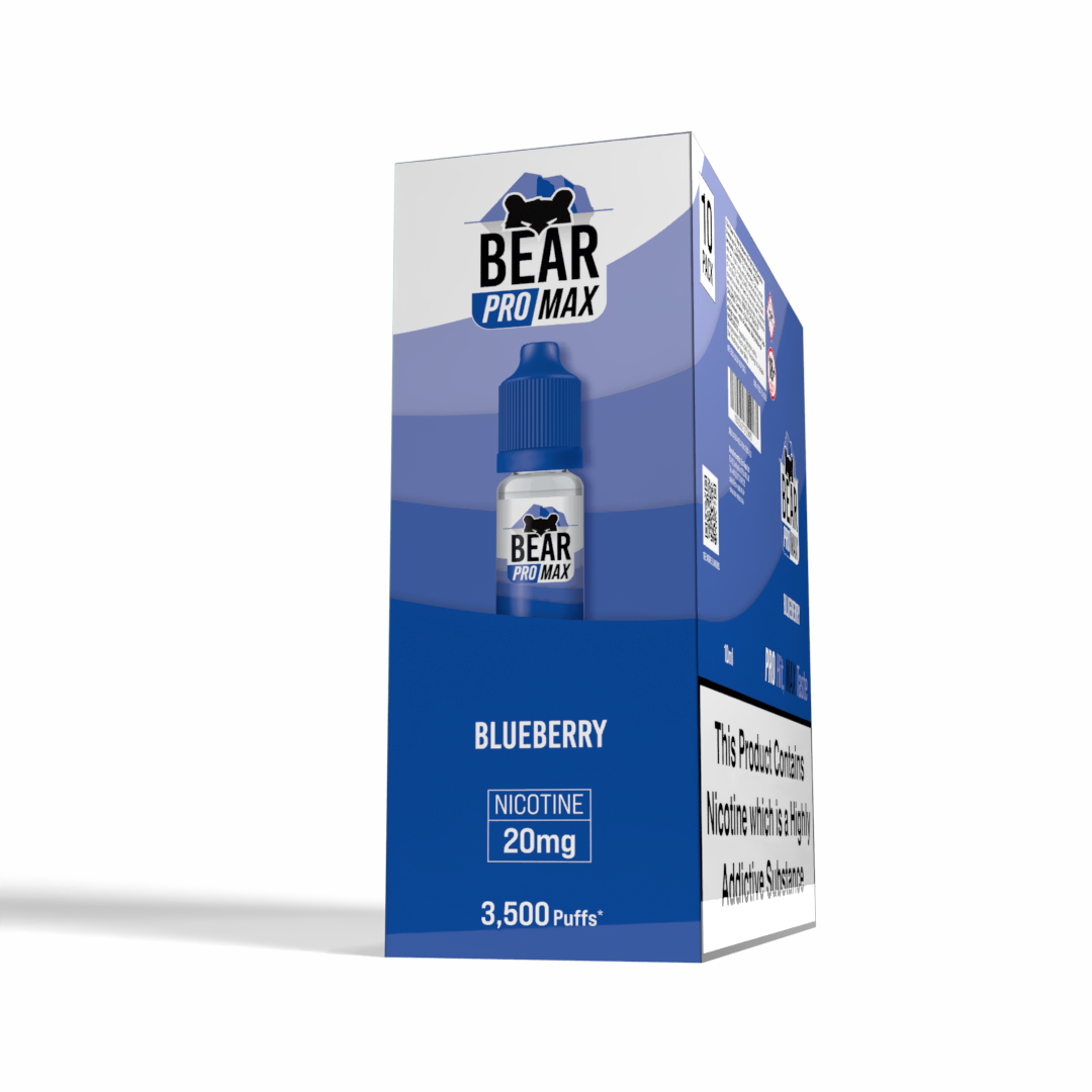 BEAR Pro MAX Salts: Blueberry - 20mg (10 Pack)