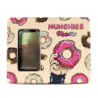 Monkey King Large Metal Boxes with Window: Munchies Doughnut Edition (Single Piece)