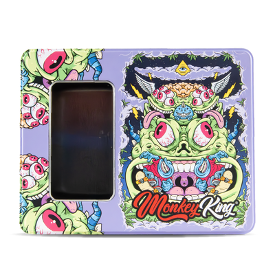 Monkey King Large Metal Boxes with Window: Space Edition (Single Piece)