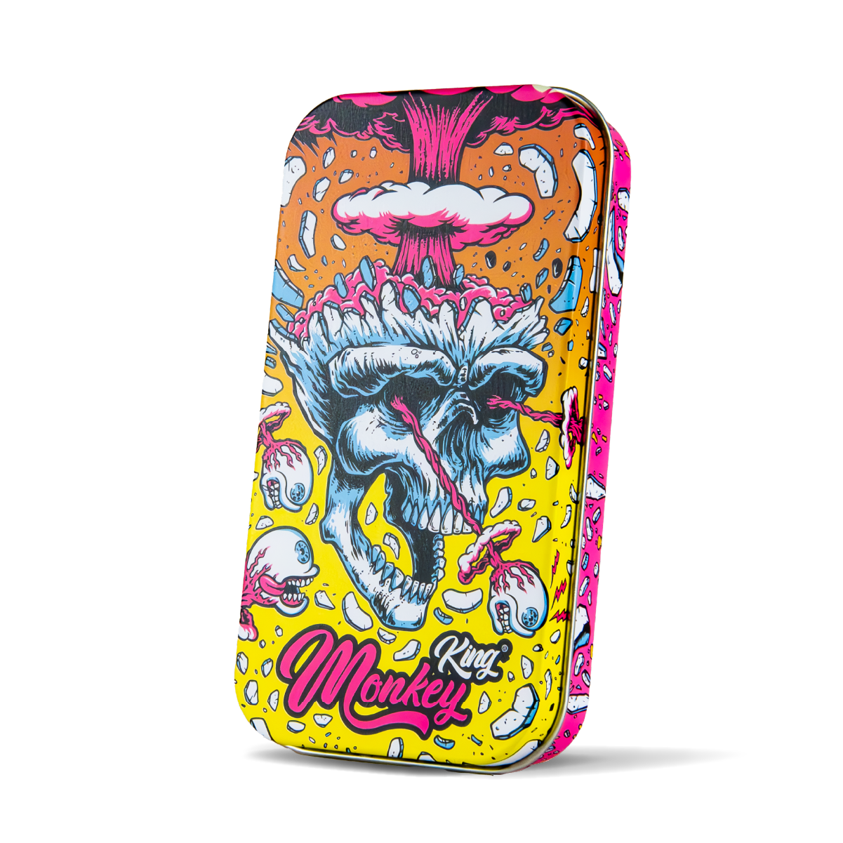 Monkey King Metal Tobacco Tins: Skull Edition (18 Pack)