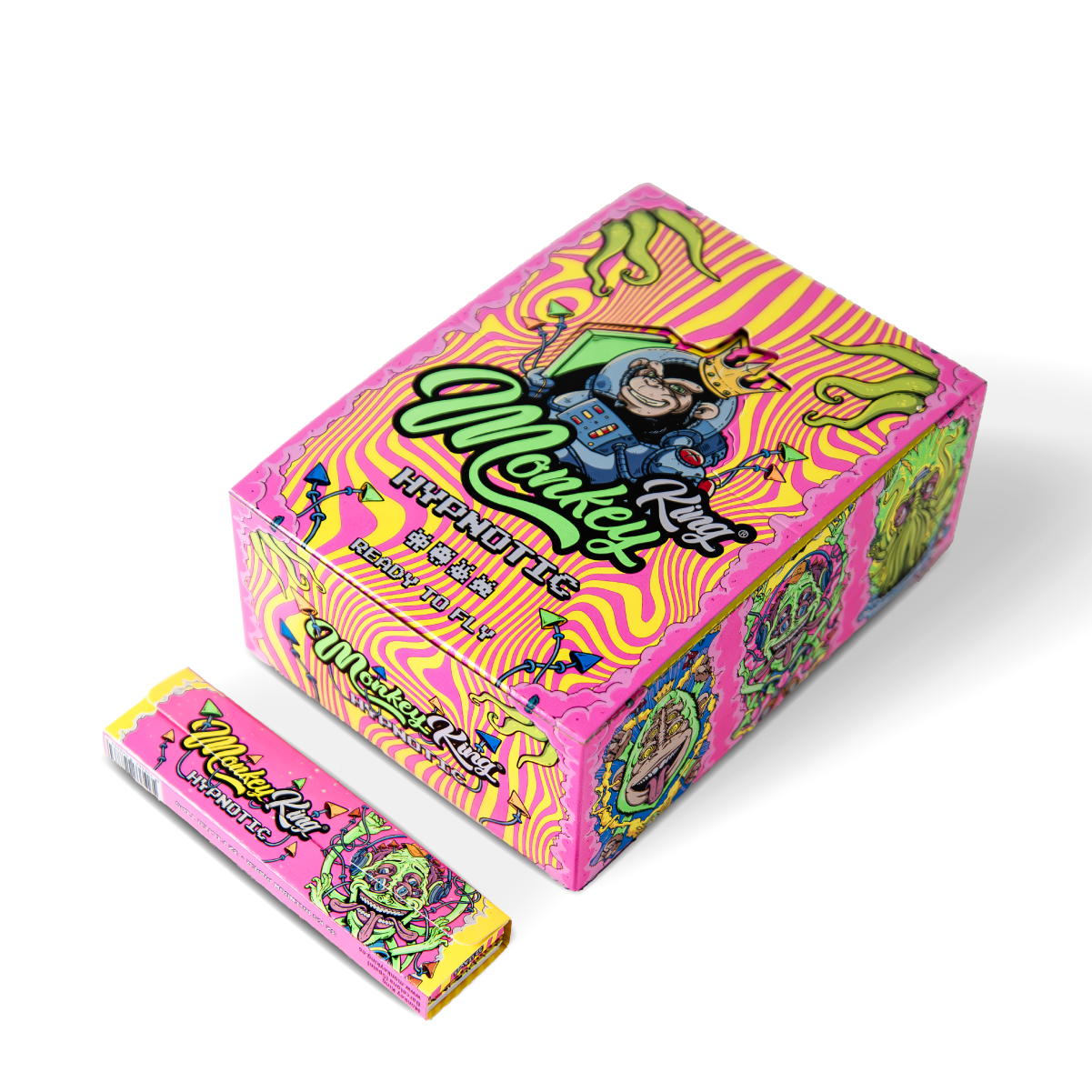 Monkey King Rolling Papers + Tips: Hypnotic Edition (24 Pack)