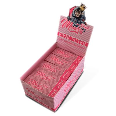 Monkey King Card Filter Tips: Pink (25 Pack)