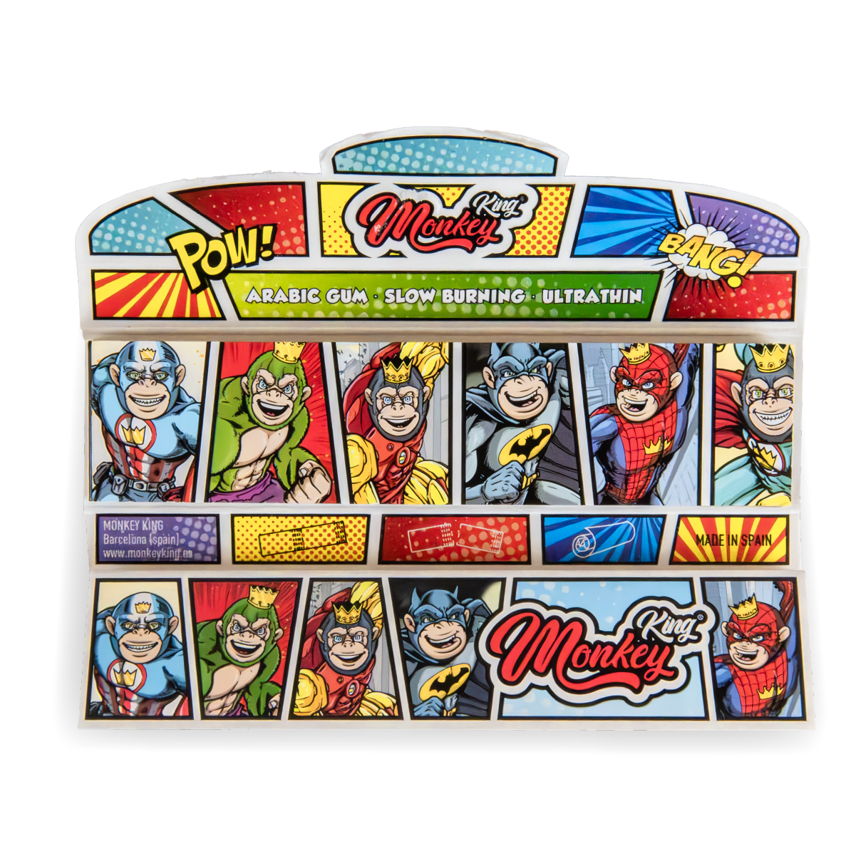 Monkey King Rolling Papers + Tips: Super Heroes Edition
