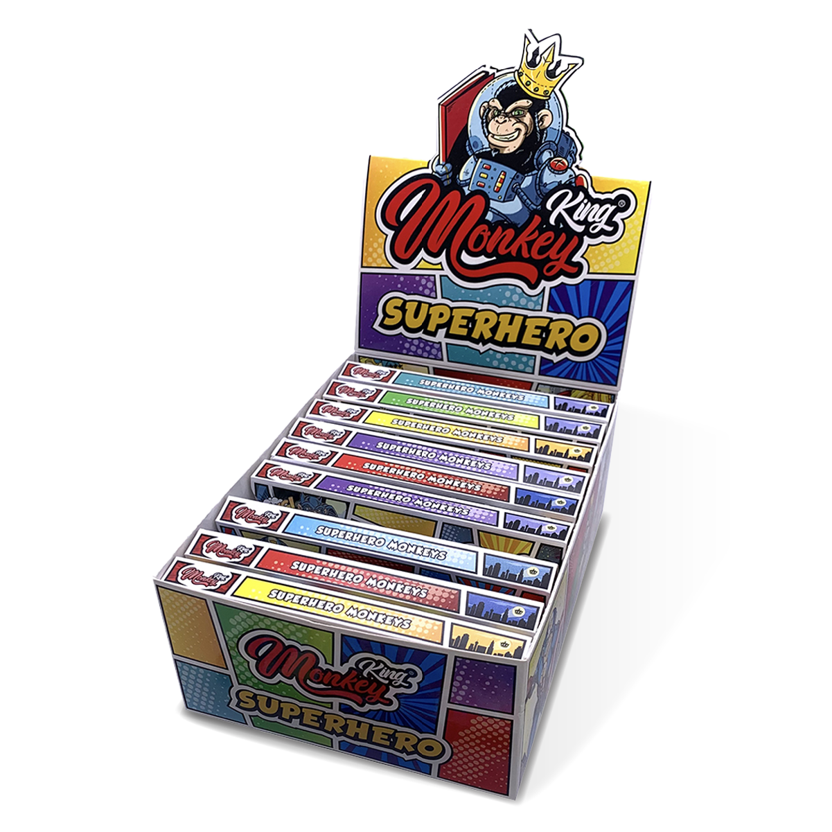 Monkey King Rolling Papers + Tips: Super Heroes Edition