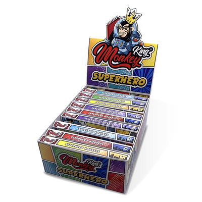 Monkey King Rolling Papers + Tips: Super Heroes Edition