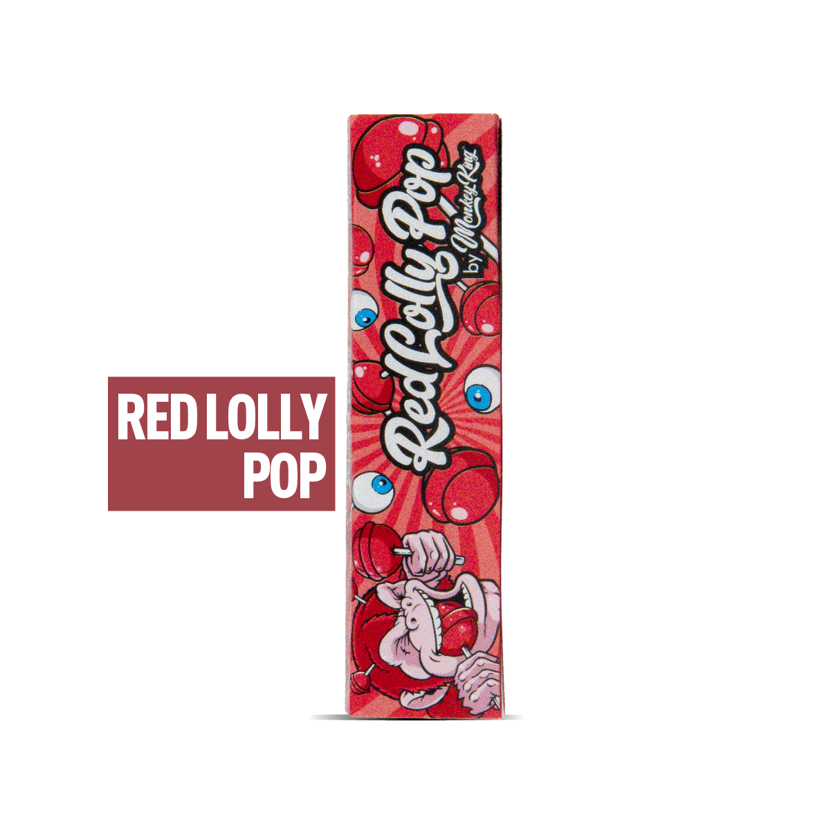 Monkey King Scented Smell Papers: Red Lollipop (24 Pack)