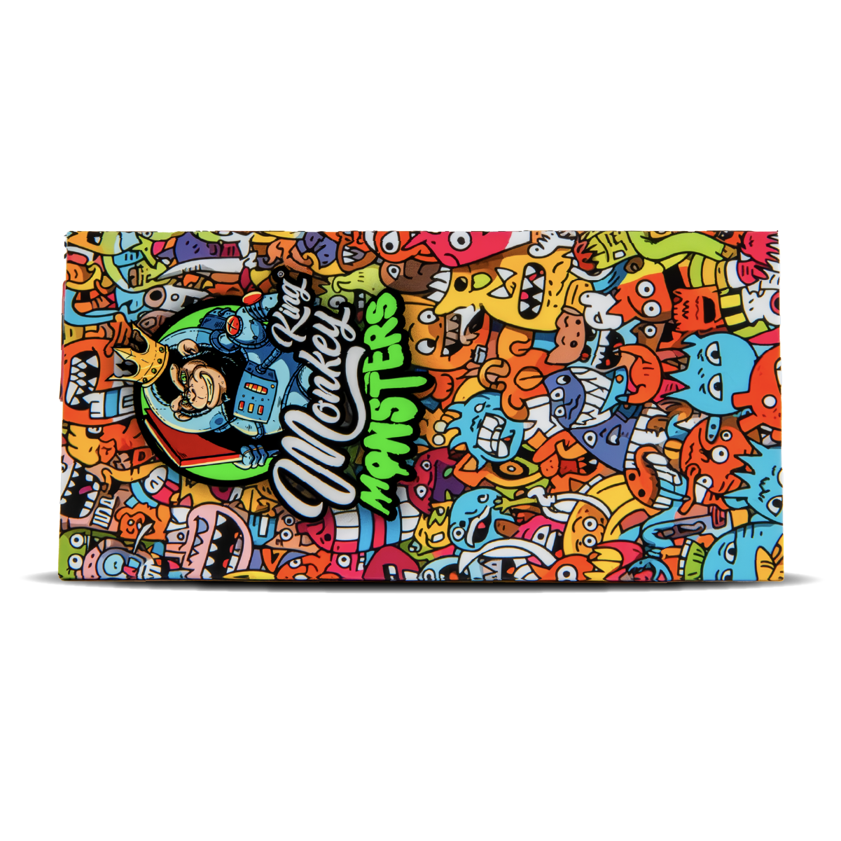 Monkey King Rolling Papers + Tips: Magnetic Lock Monsters Edition (24 Pack)