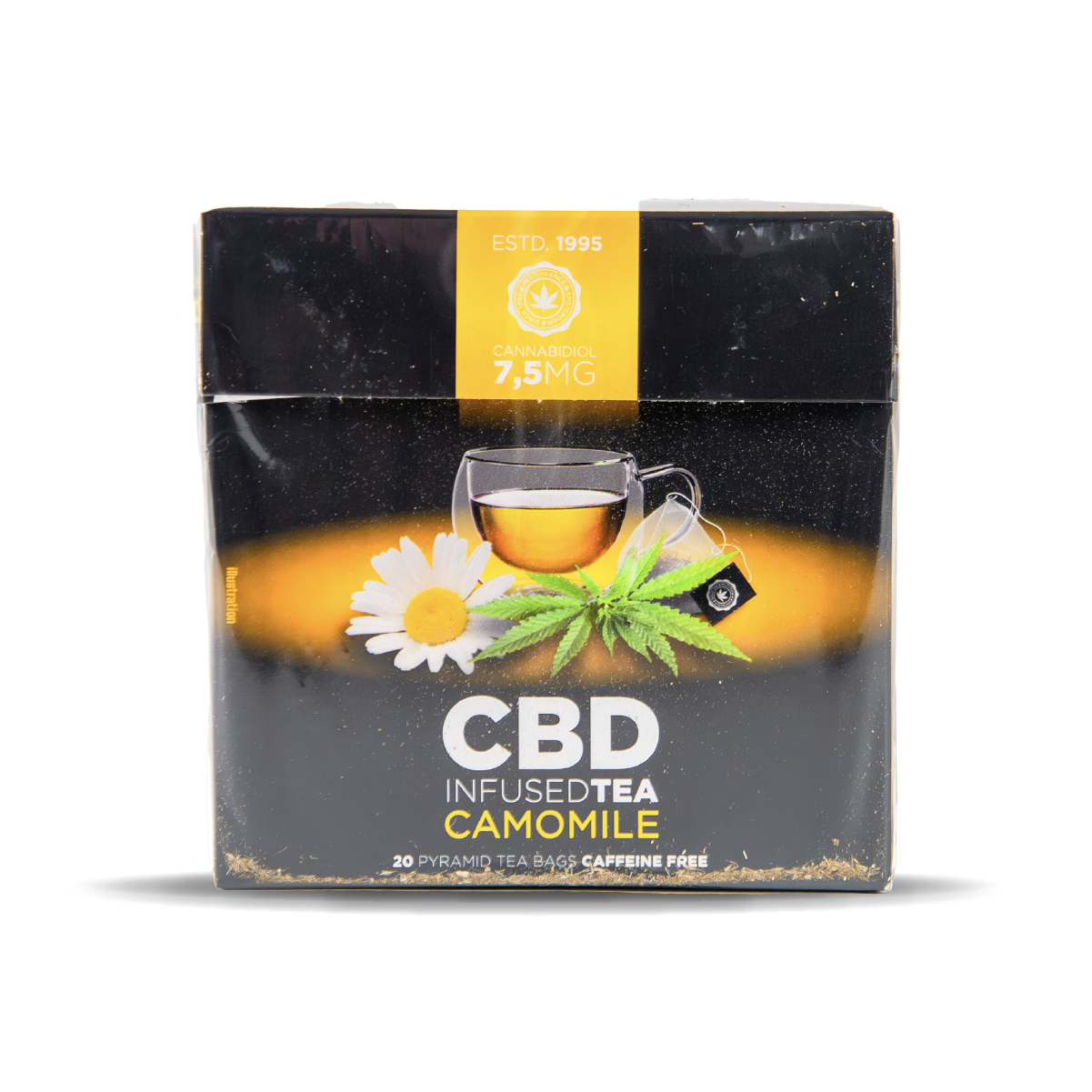 Multitrance Pyramid Cbd Tea Bags Camomile Tea 150Mg Cbd 150Mg